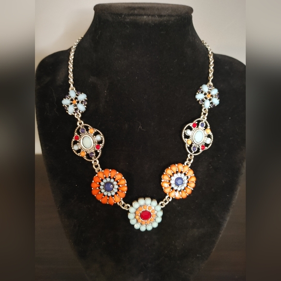 Floral Multicolor Necklace - Picture 1 of 2